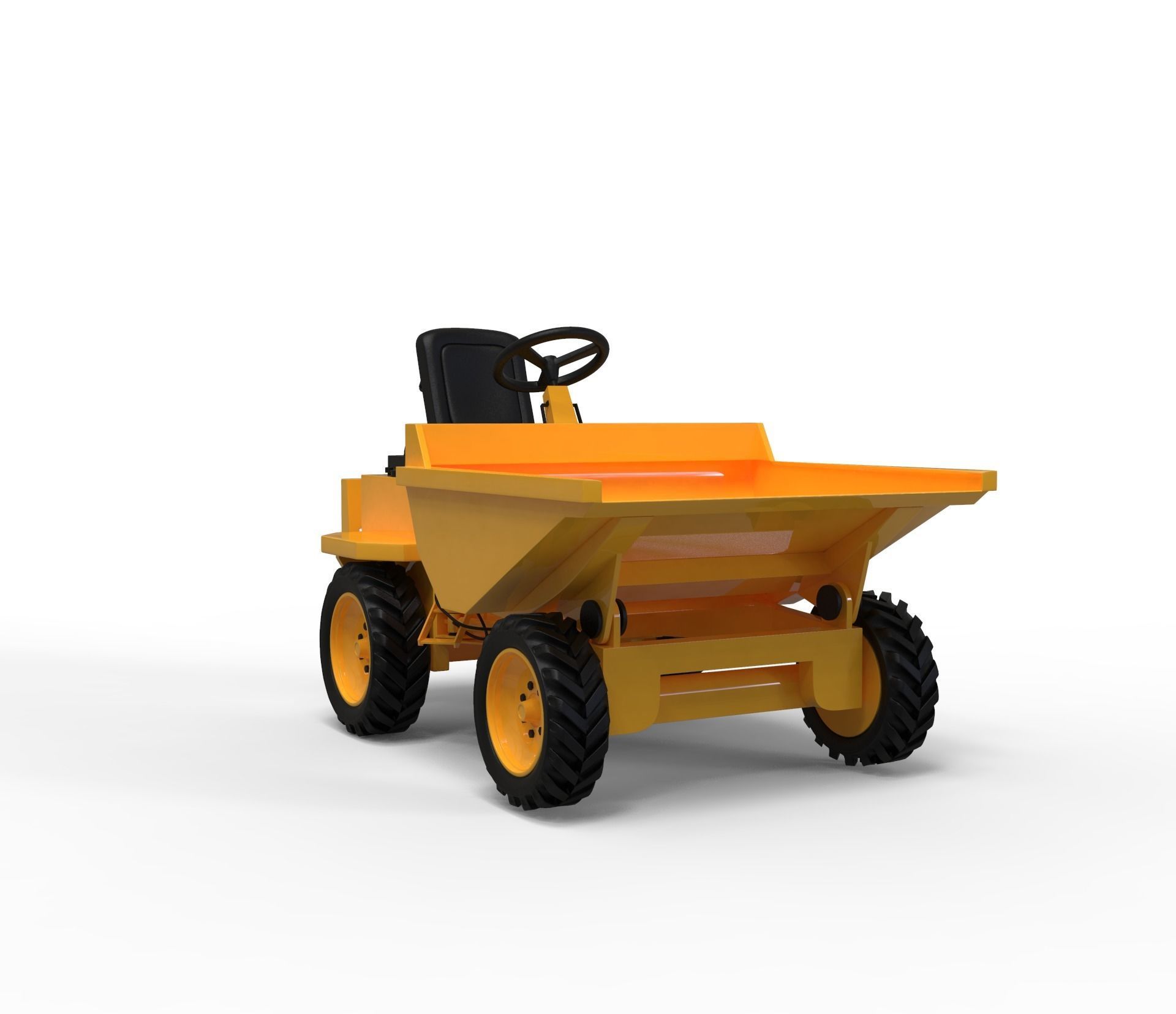 Thwaites 2 tone Dumper Truck 3D print model_5