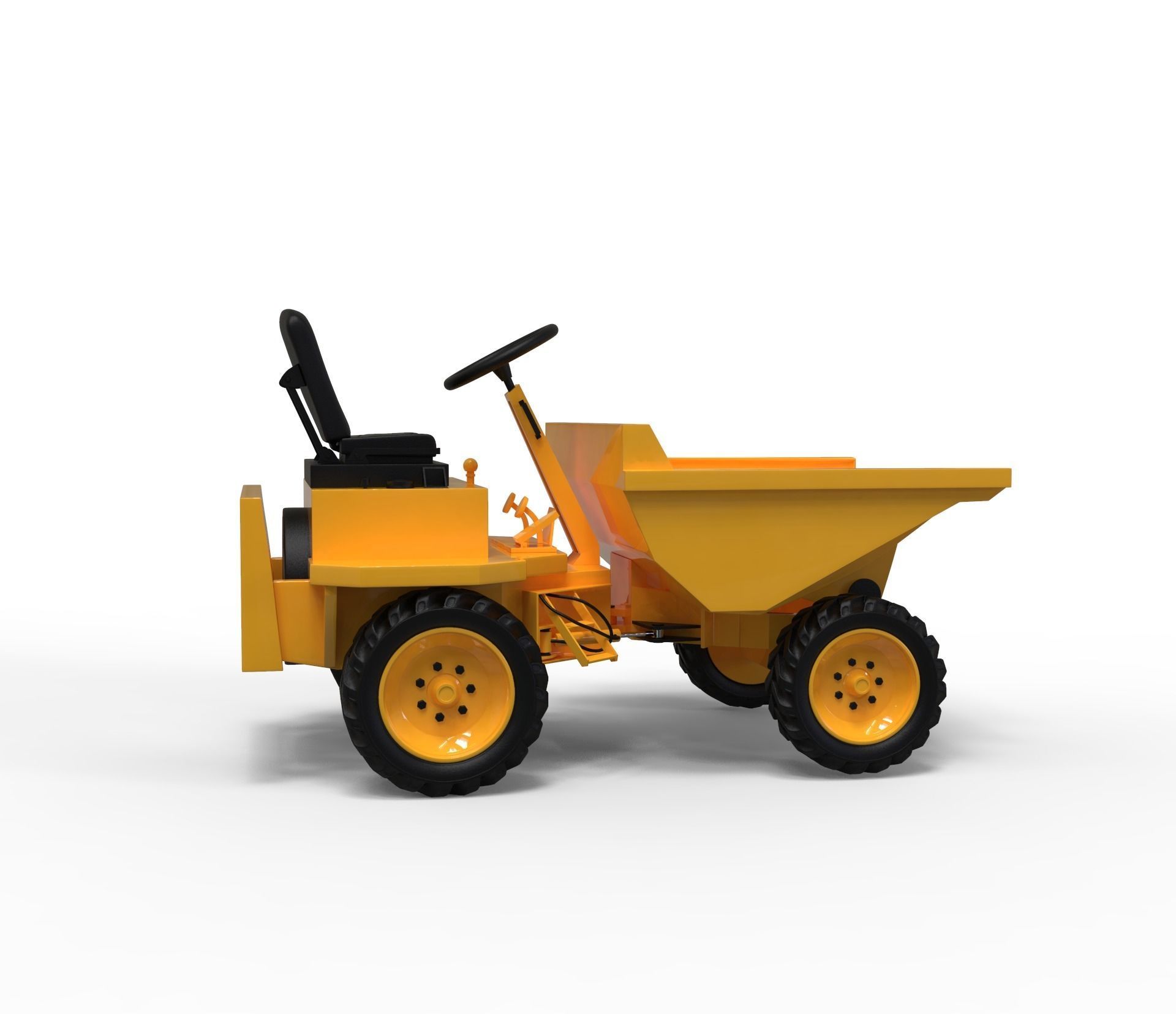 Thwaites 2 tone Dumper Truck 3D print model_2