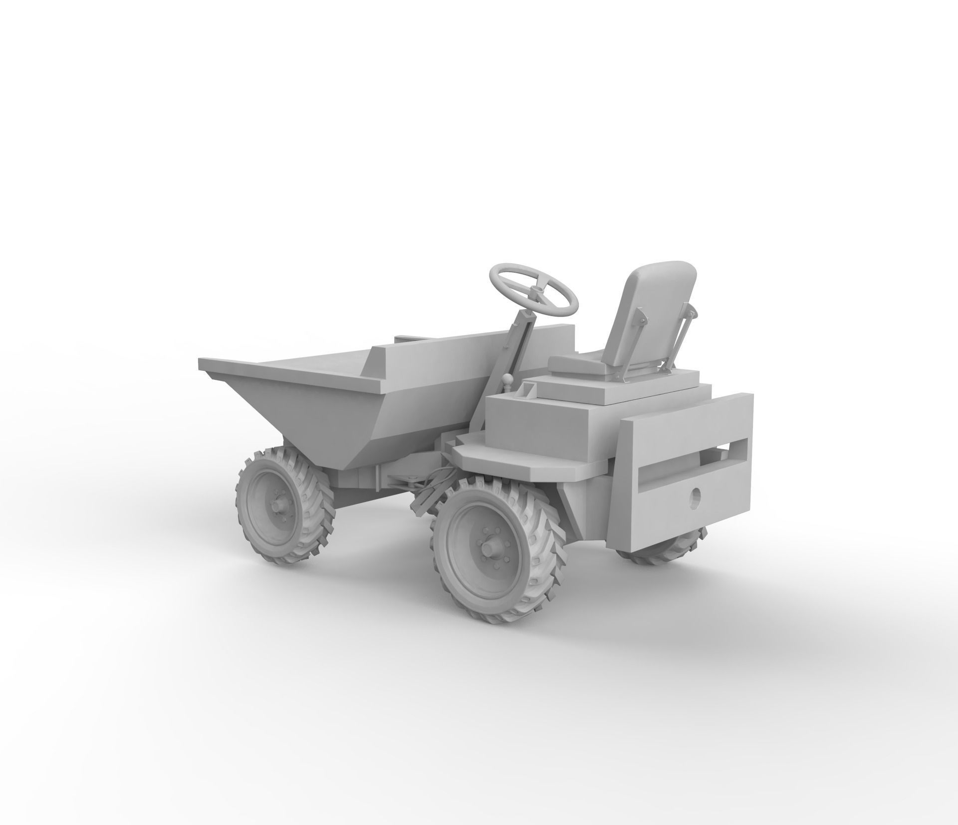 Thwaites 2 tone Dumper Truck 3D print model_13