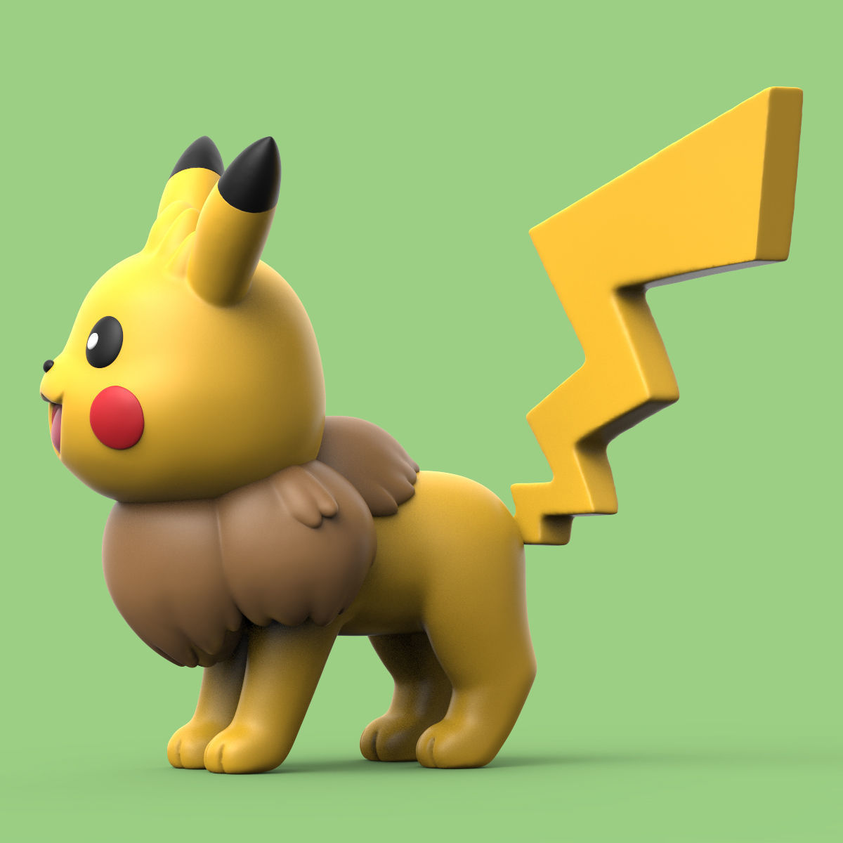 POKEMON - EEVEE CROSSOVER PACK 3D print model_6