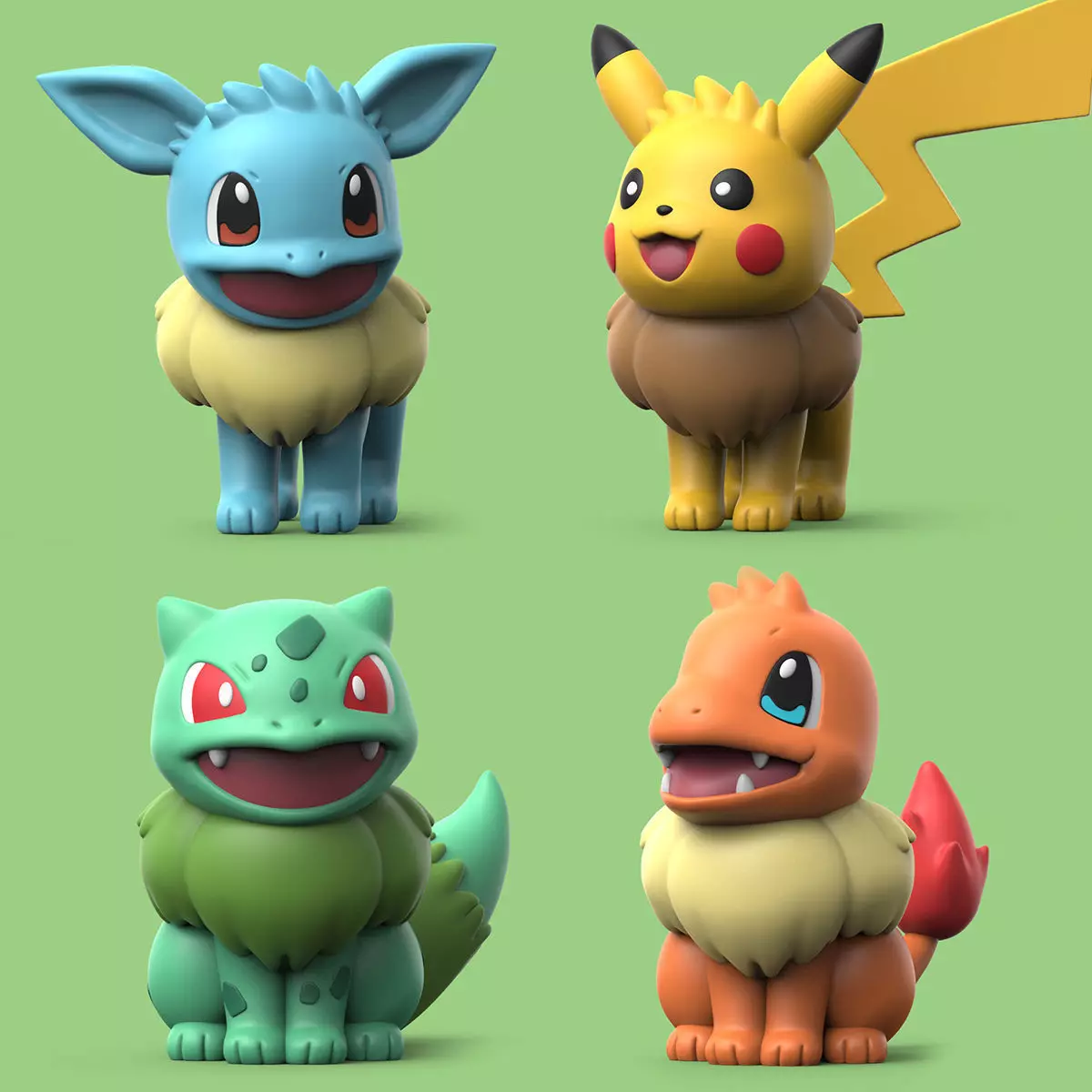 POKEMON - EEVEE CROSSOVER PACK 3D print model_0