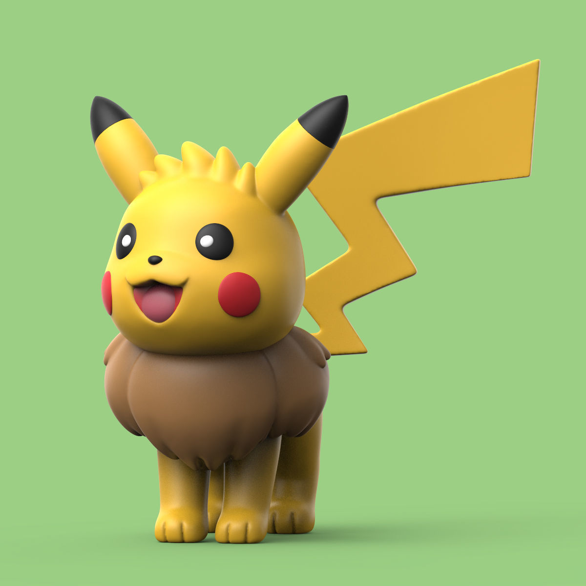 POKEMON - EEVEE CROSSOVER PACK 3D print model_5
