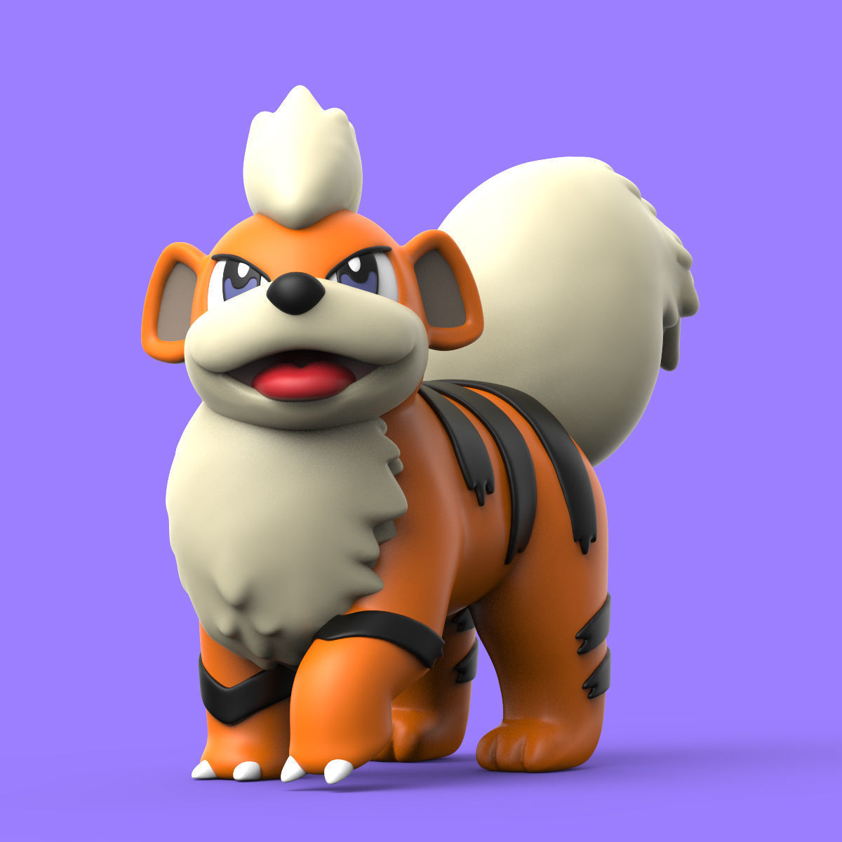POKEMON - GROWLITHE 3D print model_3