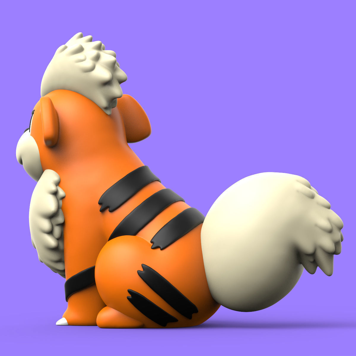 POKEMON - GROWLITHE 3D print model_7