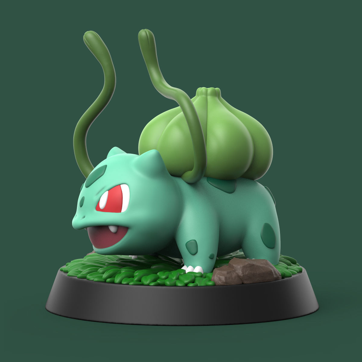 POKEMON - BULBASAUR 3D print model_1