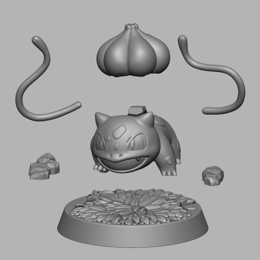 POKEMON - BULBASAUR 3D print model_3
