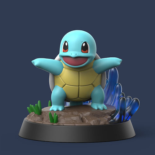 POKEMON - SQUIRTLE 3D print model