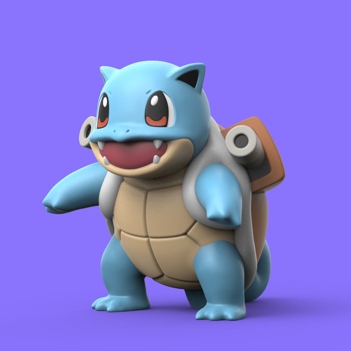POKEMON - MEGA CHARMANDER SQUIRTLE BULBASAUR 3D print model_8