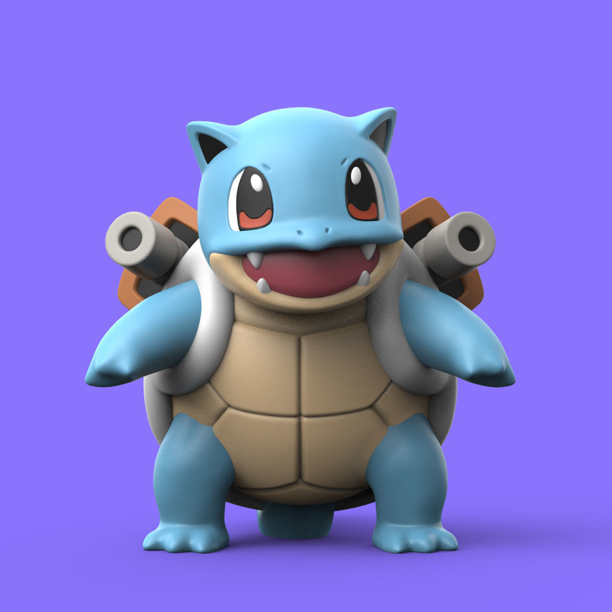 POKEMON - MEGA CHARMANDER SQUIRTLE BULBASAUR 3D print model_7