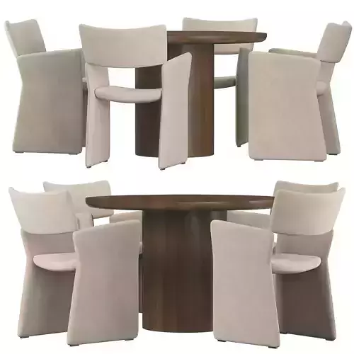 CROWN EASY CHAIR by Massproduction DINING Table