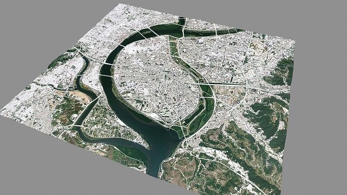 Cityscape New Taipei City Taiwan 3D model 5