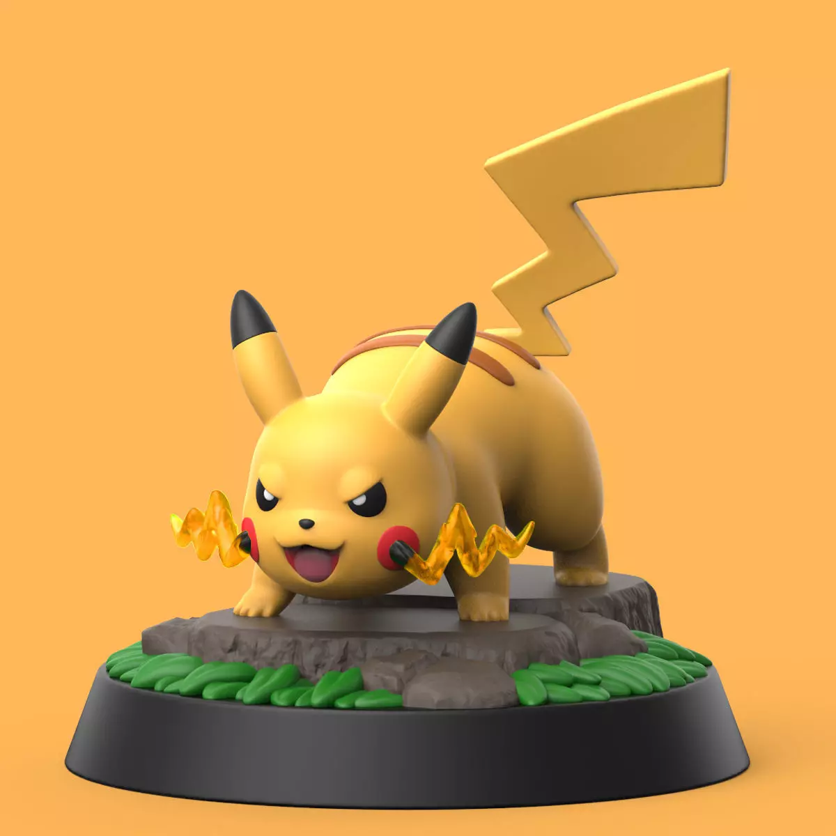POKEMON - PIKACHU 3D print model_0