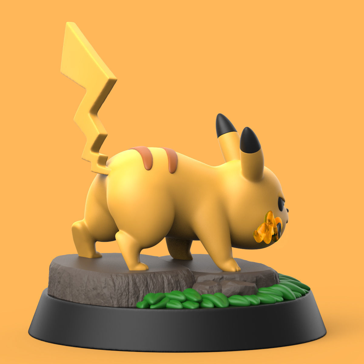 POKEMON - PIKACHU 3D print model_3