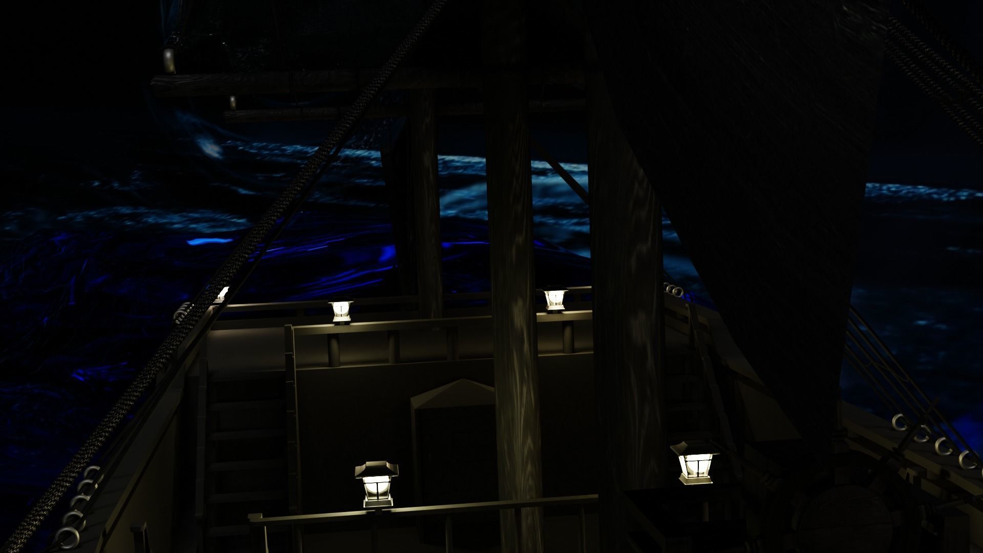 Ship in bottle 3D model_3