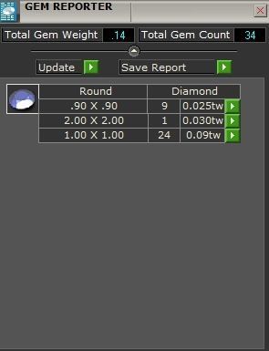 Round And Square Halo Pendant 0434 3D print model_4