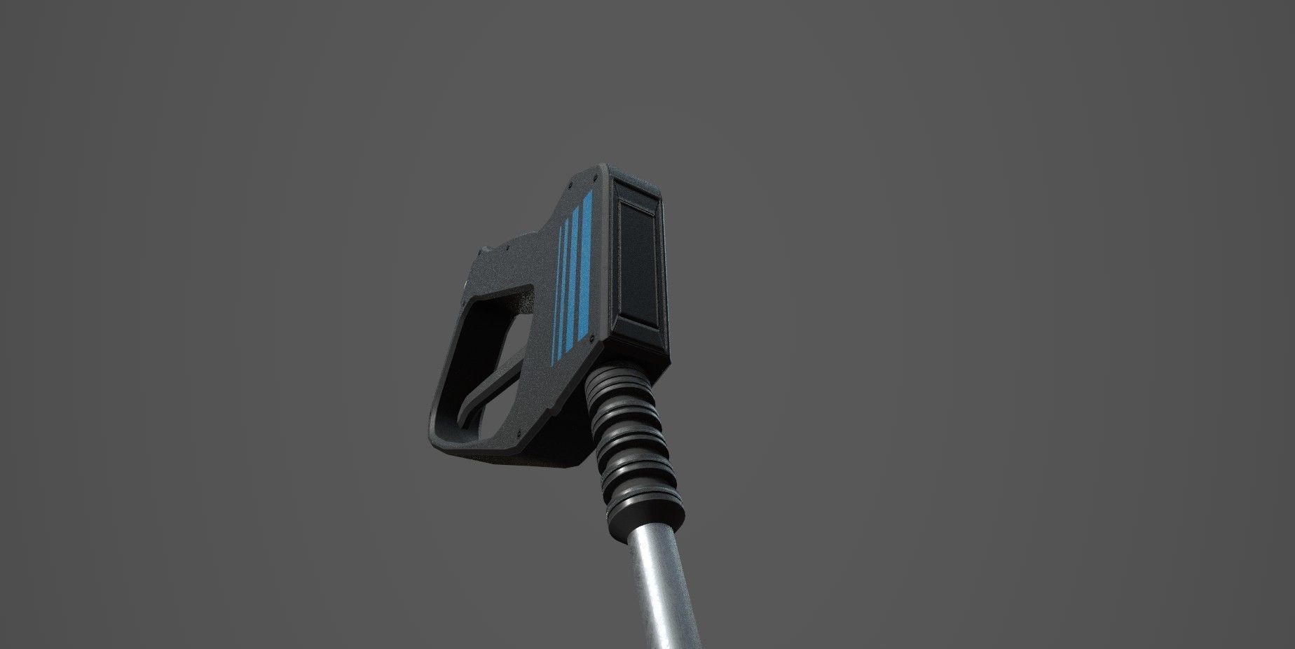 high pressure cleaner Low-poly 3D model_5