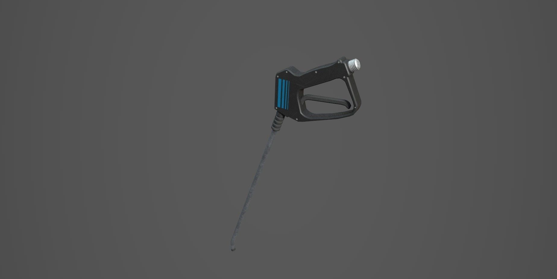 high pressure cleaner Low-poly 3D model_1