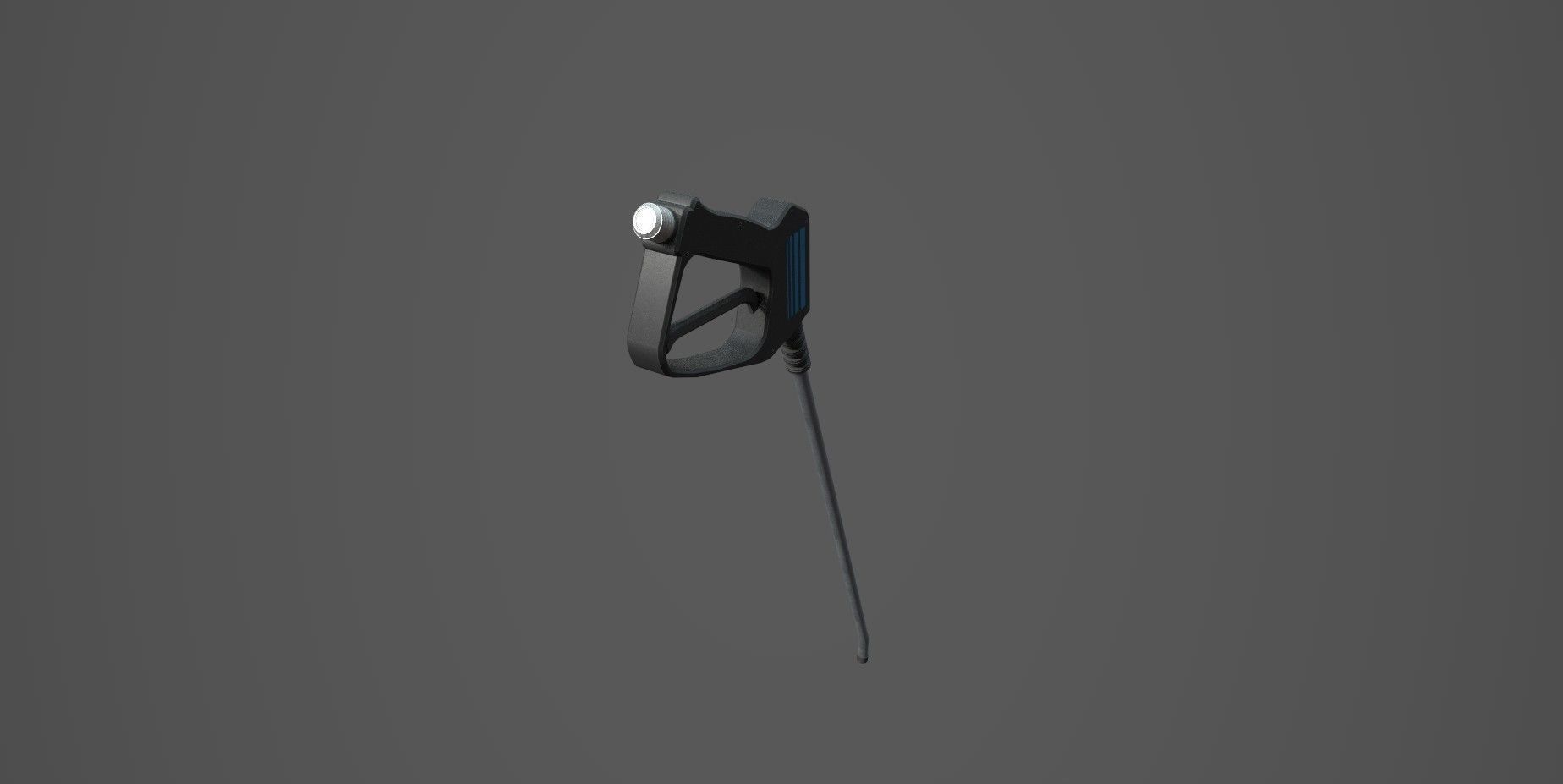 high pressure cleaner Low-poly 3D model_2