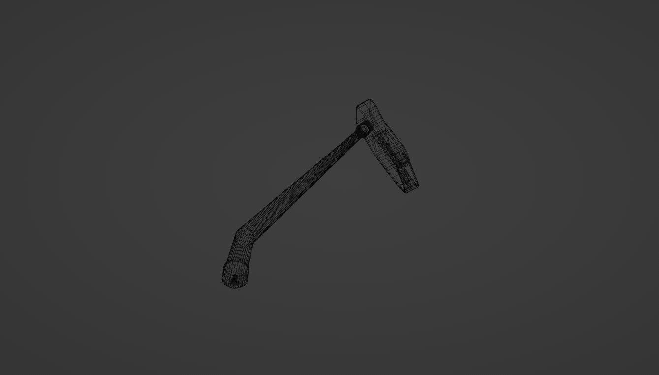 high pressure cleaner Low-poly 3D model_15