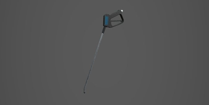 high pressure cleaner Low-poly 3D model