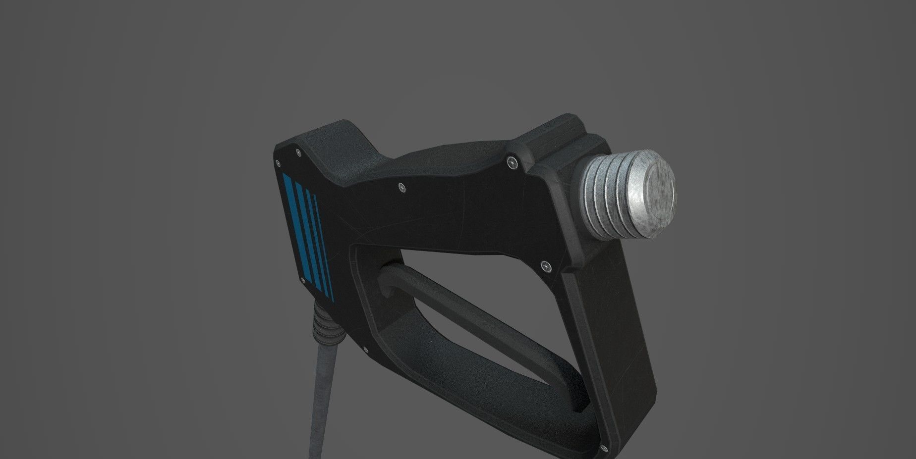 high pressure cleaner Low-poly 3D model_4