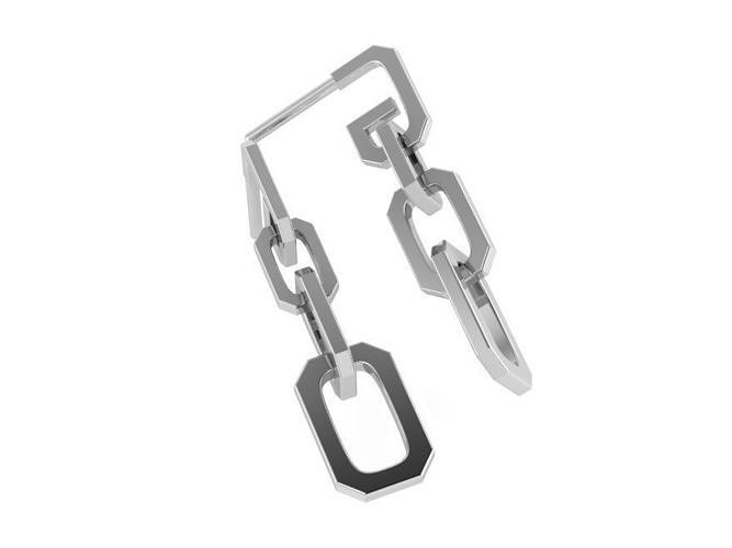 Chain Style Earring 0437 3D print model