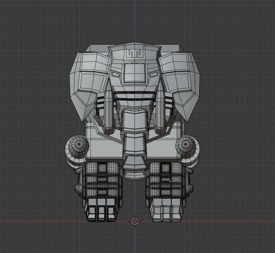  Mastodon Dinozord - Power Ranger 3D model_5