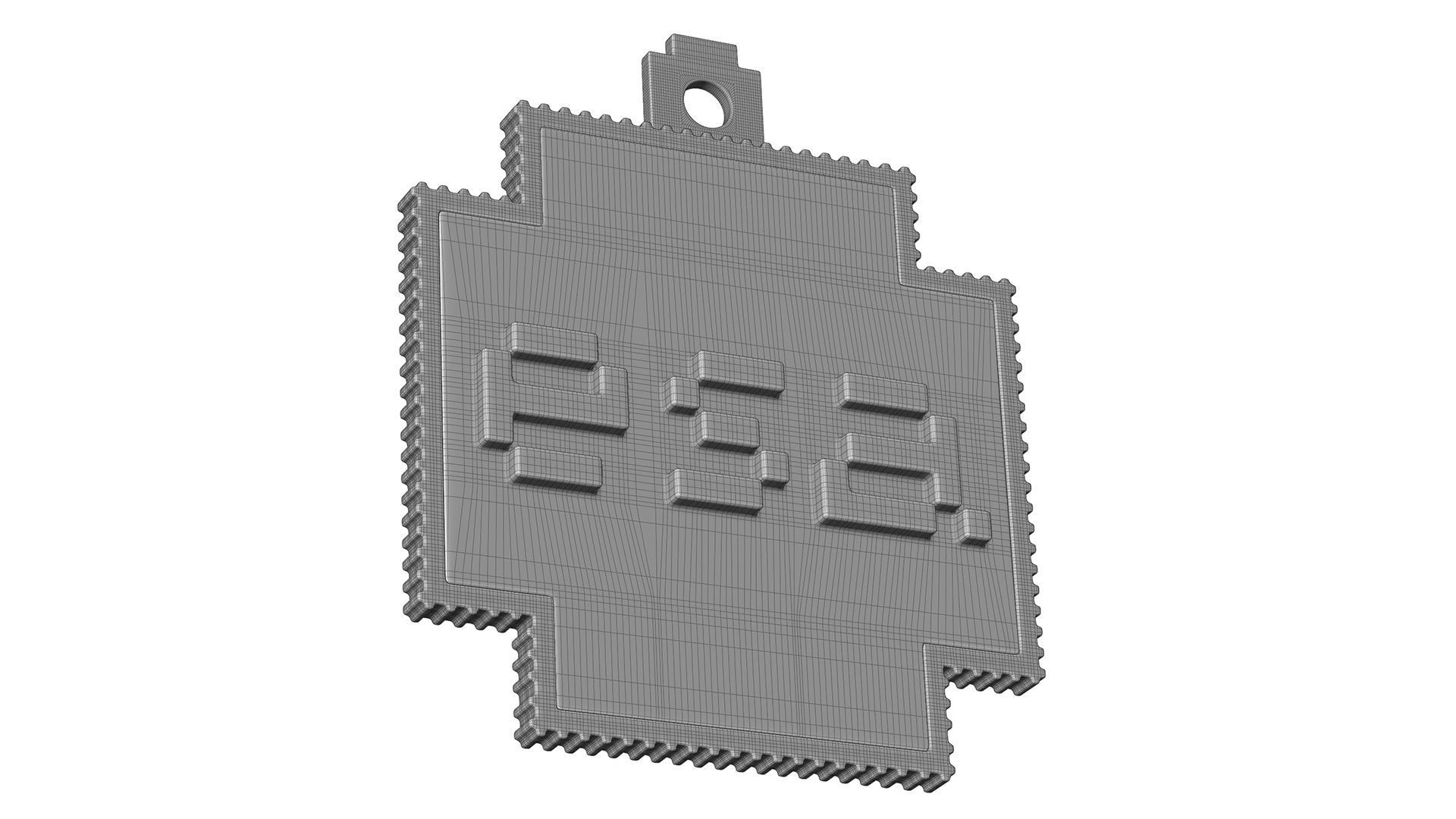 Homer ESA Pendant 3D model_16