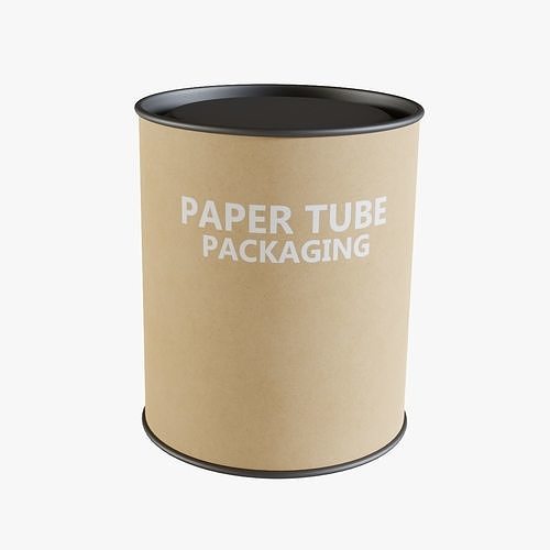 3D model Paper Tube 15 VR / AR / lowpoly CGTrader
