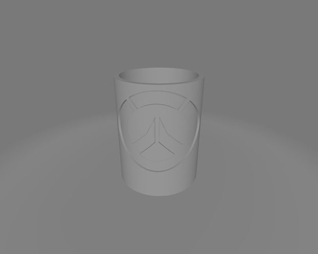 Overwatch Pencil Holder Free 3D print model