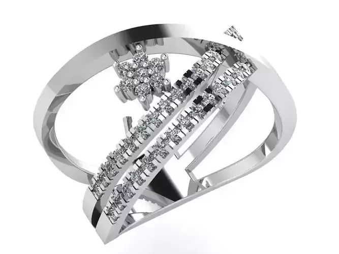 Snowflake Fashion Ring 0450