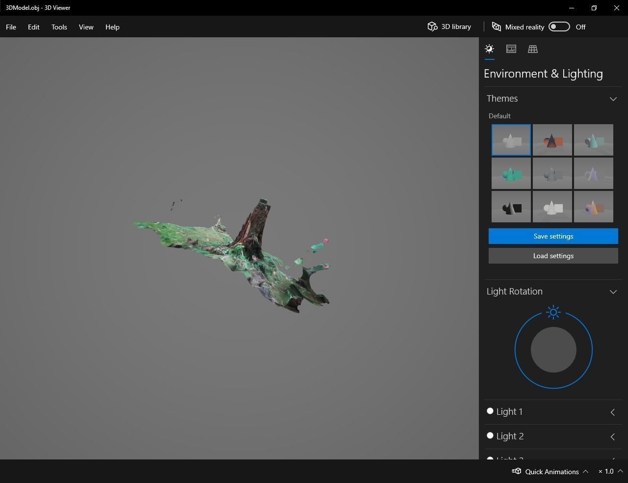 Photoscanned old tree log Free 3D model_1