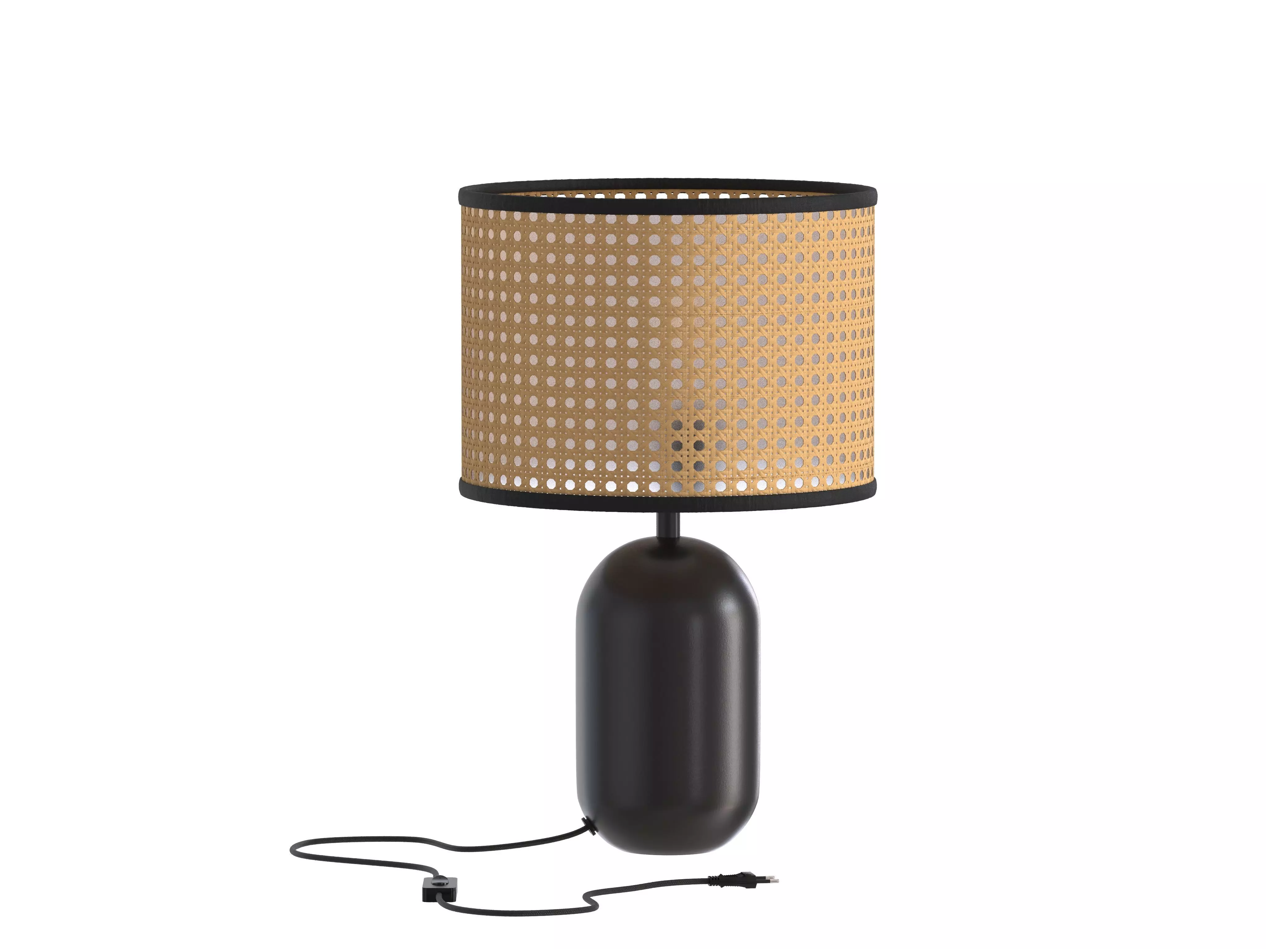 Tischlampe Vienna aus Wiener Geflecht Low-poly 3D model