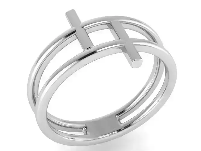 Hashtag Ring 0160 Free 3D print model