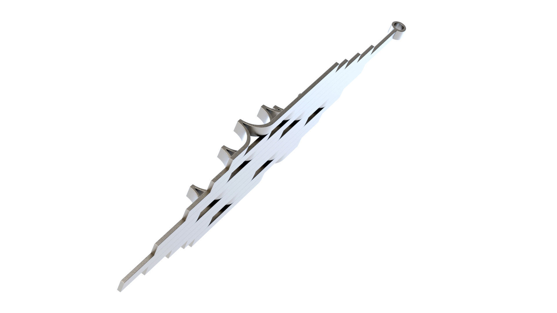 Wave Pendant 3D model_4