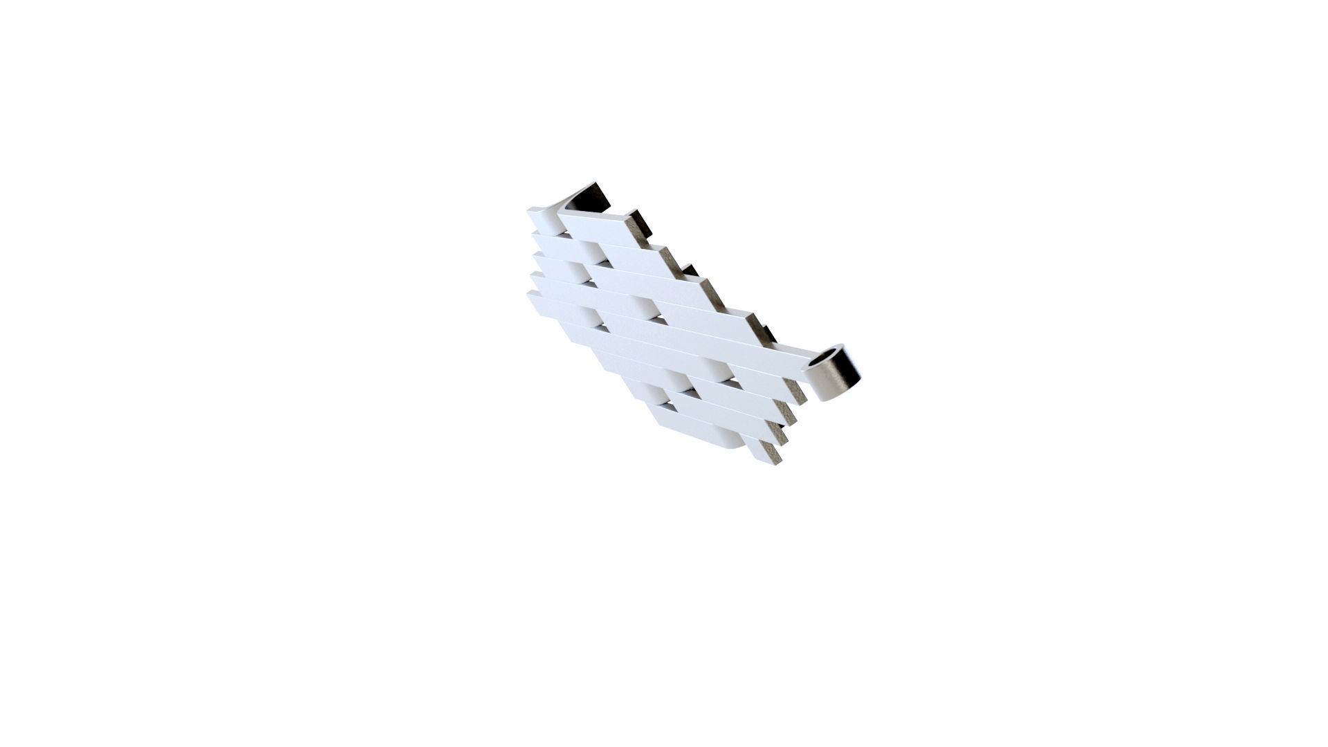 Wave Pendant 3D model_7
