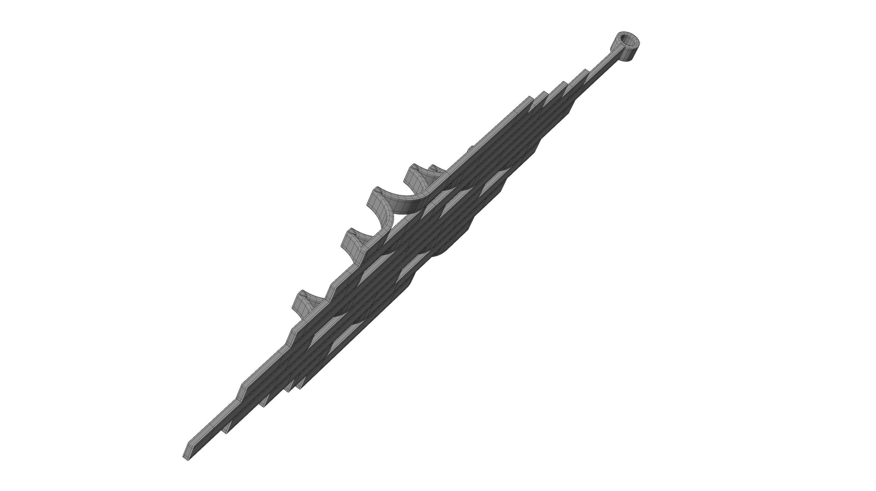 Wave Pendant 3D model_12