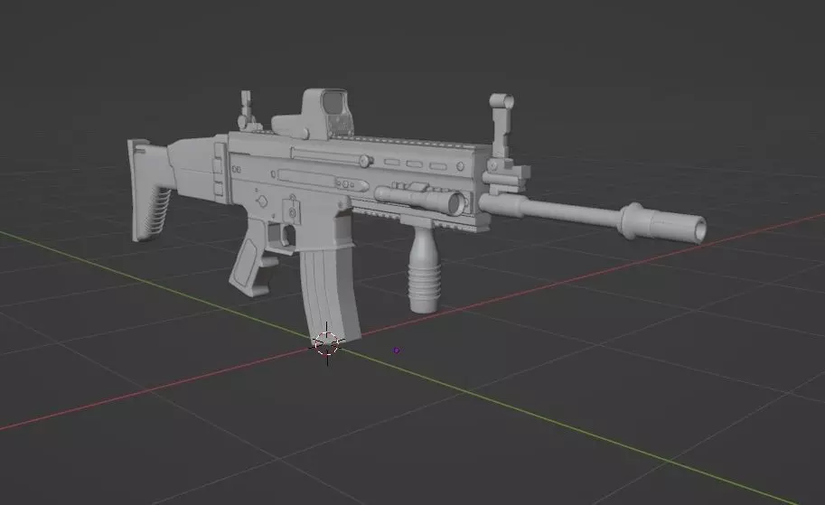 Scar H mod 3D model_0