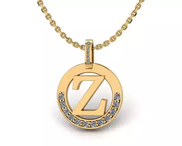 Z Letter Pendant