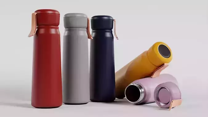 Thermos bottle 3D model