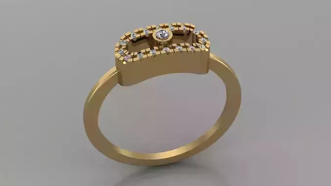 MESSIKA MOVABLE RING 3D print model