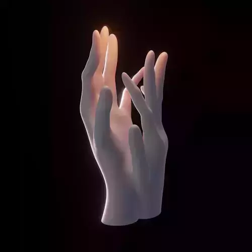 Hand Sculpture - Smooth 3D model