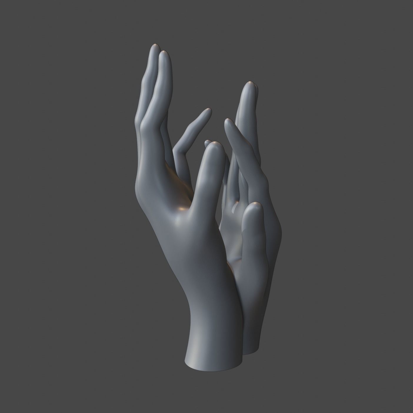Hand Sculpture - Smooth 3D model_12