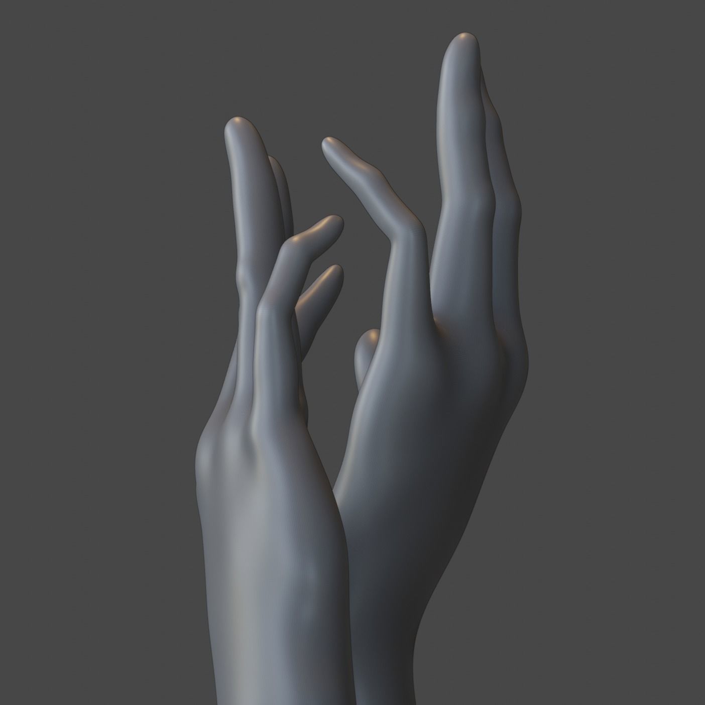 Hand Sculpture - Smooth 3D model_9