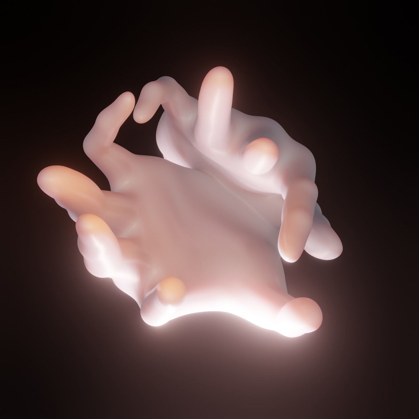 Hand Sculpture - Smooth 3D model_7