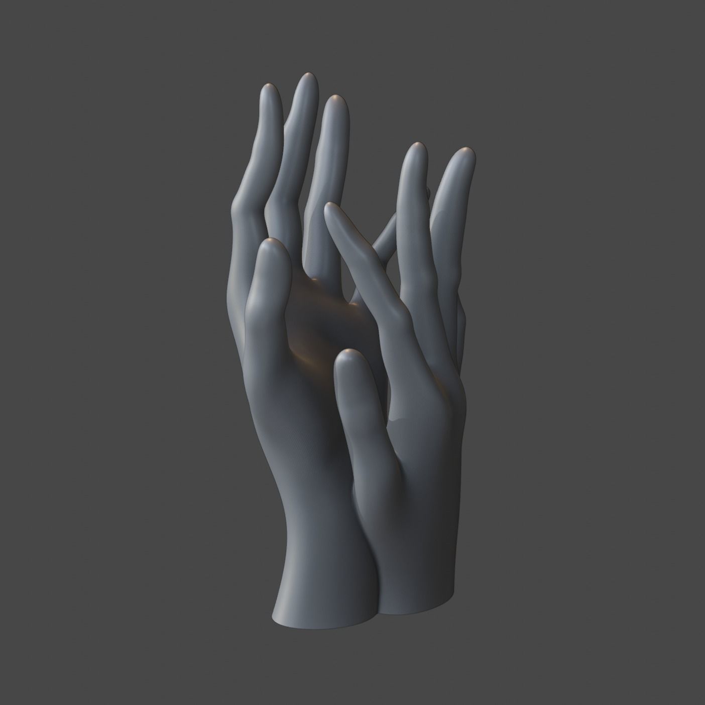 Hand Sculpture - Smooth 3D model_11