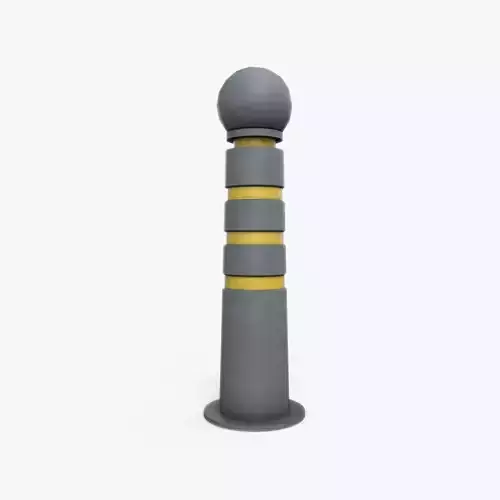 Bollard Low Poly light pole