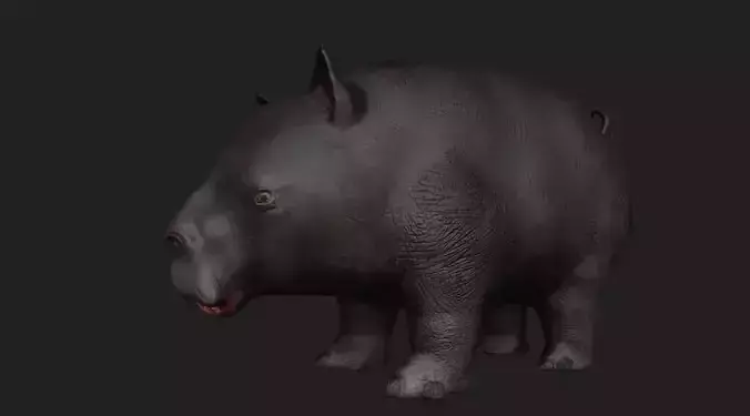 Alien Pig Low-poly