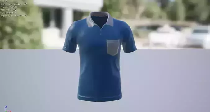 T-Shirt polo shirt on table