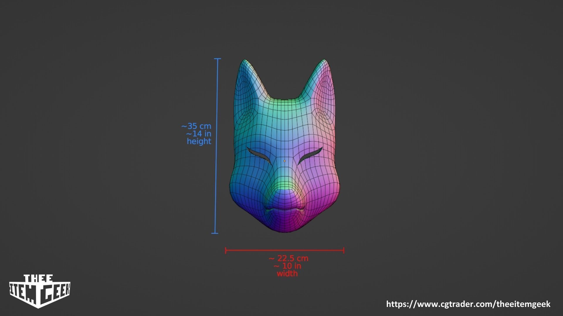 Keaton Mask 3D print model_10